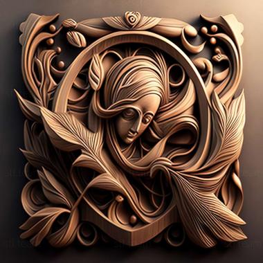 3D model RELIEFCARVED WOODEN (STL)